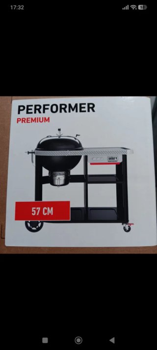 Barbacoa Weber Performer Premium a carbone da 57 cm