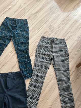 Pantalones elegantes estampados talla 38