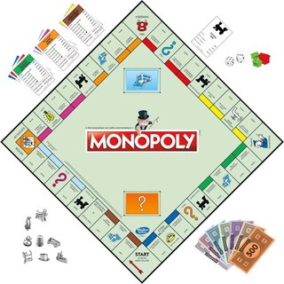 Monopoly juego de mesa transacciones niños