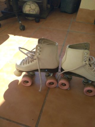 Patines artísticos blancos Boomerang talla 36