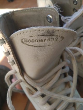 Patines artísticos blancos Boomerang talla 36