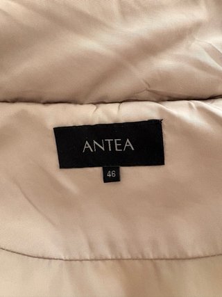 Abrigo plumón mujer beige, marca Antea