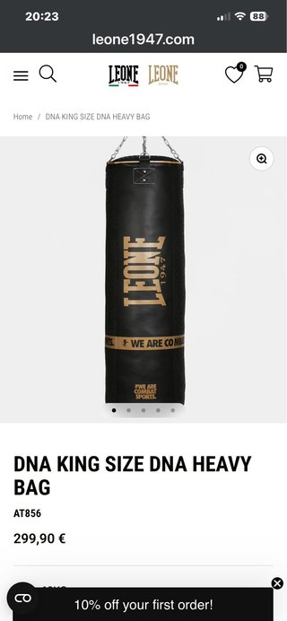 Saco Boxeo Leone 1947 DNA King Size l