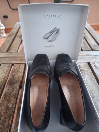 Zapatos Hispanitas Negros Tacón