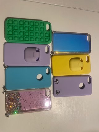 Pack 7 Fundas iPhone 7