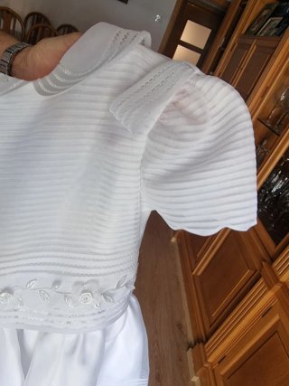 Vestido de comunión blanco niña