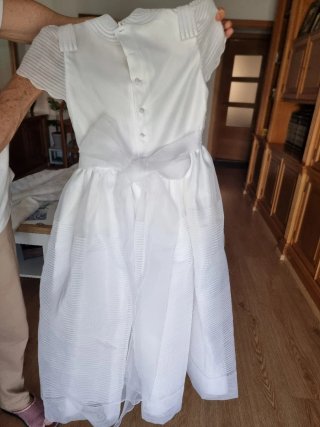 Vestido de comunión blanco niña