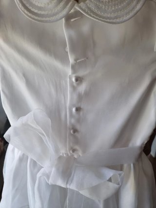 Vestido de comunión blanco niña