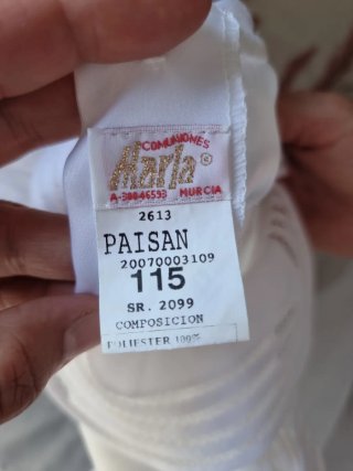 Vestido de comunión blanco niña
