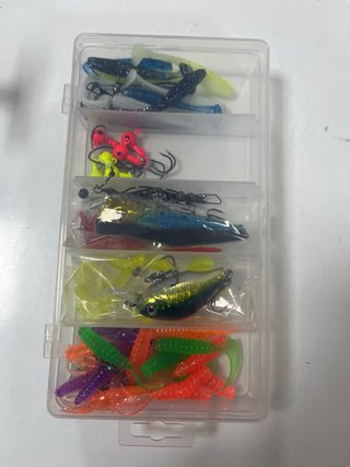 Kit de pesca con carrete y sedal