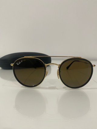 Gafas de sol Ray-Ban polarizadas doradas original