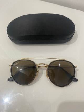 Gafas de sol Ray-Ban polarizadas doradas original