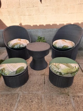 Conjunto de jardín 4 piezas
