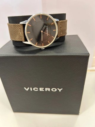 Reloj Viceroy Hombre Negro Marrón