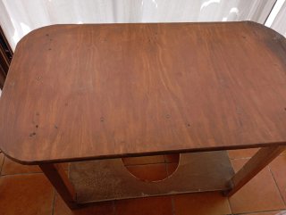 Mesa camilla de madera
