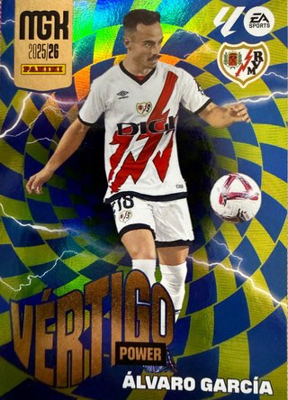 Cromo Álvaro García 2025/26 Panini Vértigo