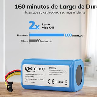 Batteria al litio compatibile per aspirapolvere Keenstone