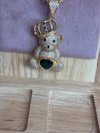 Collar Osito Laminado 14K XP 45cm