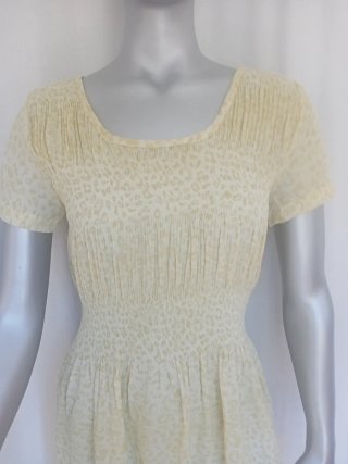 Vestido Beige y Amarillo