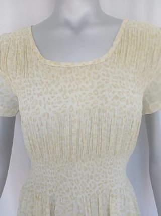 Vestido Beige y Amarillo