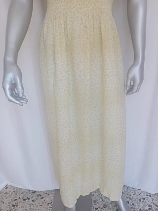 Vestido Beige y Amarillo