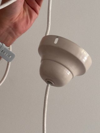Lámpara de techo geométrica beige
