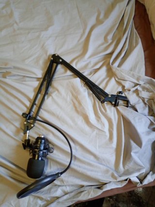 Micrófono Gaming/Streaming con Brazo y Filtro