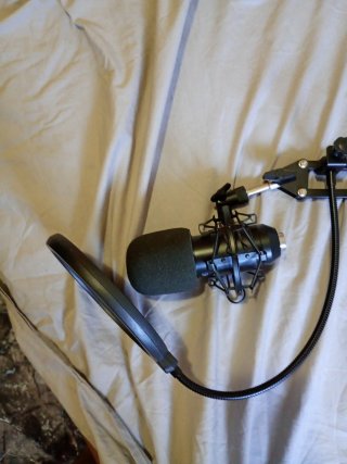 Micrófono Gaming/Streaming con Brazo y Filtro
