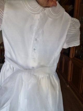 Vestido de comunión niña blanco