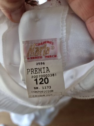 Vestido de comunión niña blanco