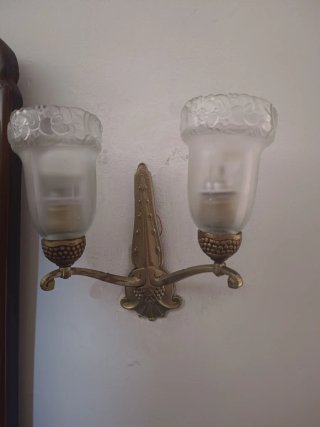 Apliques de pared antiguos florales