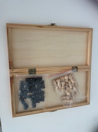 Ajedrez portátil de madera