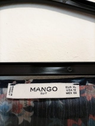 Camisa Mango Estampada Floral