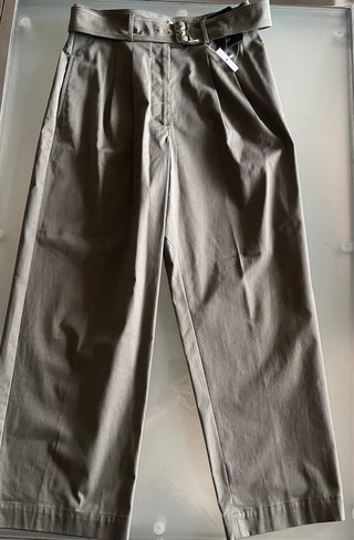 Pantaloni Max Mara Weekend Verde Oliva