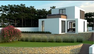 Terreno Lloret de mar con muros y proyecto