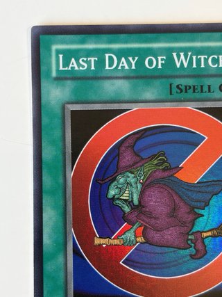 Last Day Of Witch DL9 Super Rare yugioh vintage