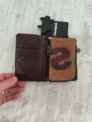 Cartera Desigual Hombre Marrón