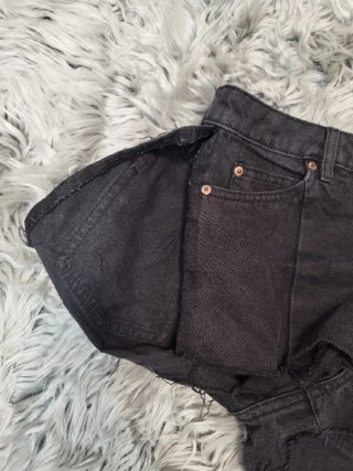 Shorts vaqueros H&M negros