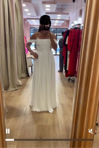 Vestido de Novia Blanco Sin Estrenar