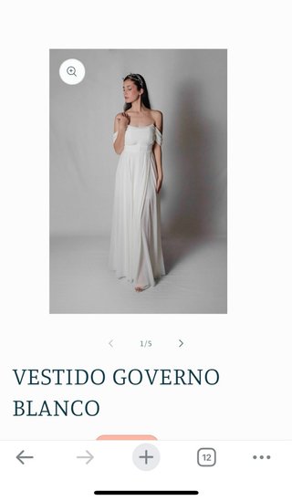 Vestido de Novia Blanco Sin Estrenar