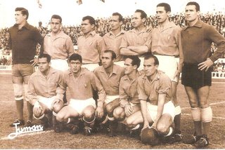 Postal CD San Fernando 1958/59 Equipo