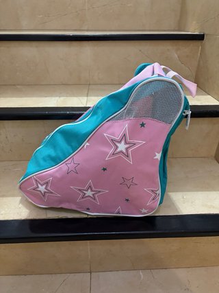 Patines ajustables niña rosa y turquesa 24-26