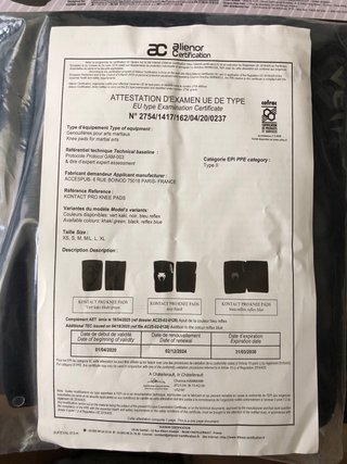 Rodilleras Venum Kontact Pro Talla M