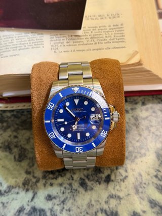 Seikomod Submariner blu