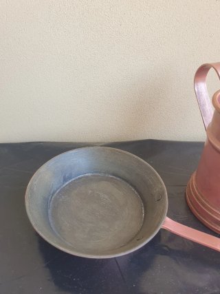 Set Rame vintage : Padella e brocca