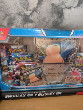 Colección Especial Pokémon Snorlax EX y Blissey EX