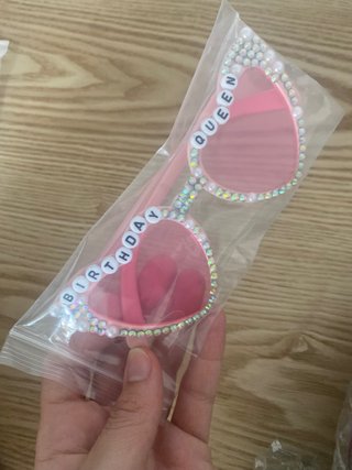Gafas Corazón Fiesta Cumpleaños Rosas