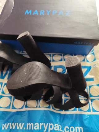 Sandalias/ Zapatos Marypaz Negras Talla 36