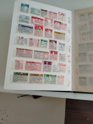 Álbum Sellos Antiguos Portugal, Suiza, Suecia