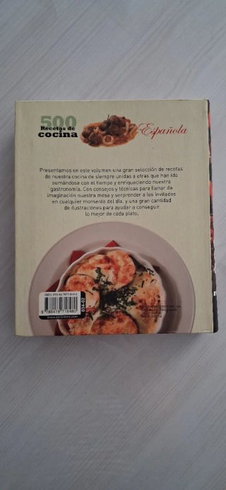Libro 500 Recetas de Cocina Española - Tapa Dura